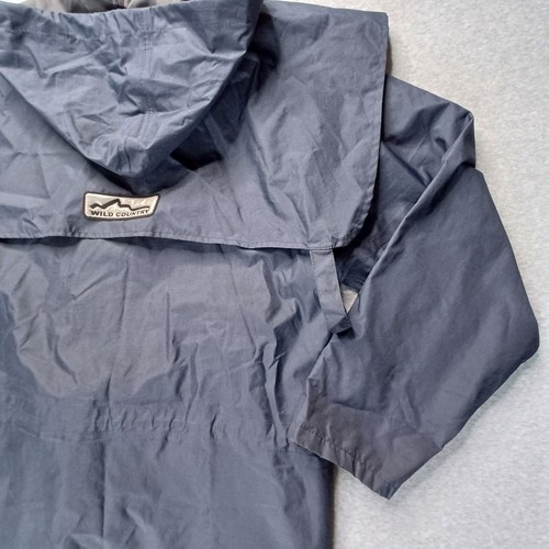 Wild Country Jacket Womens 14 Blue Hooded Waterproof Pockets Raincoat Outdoors - Picture 14 of 17