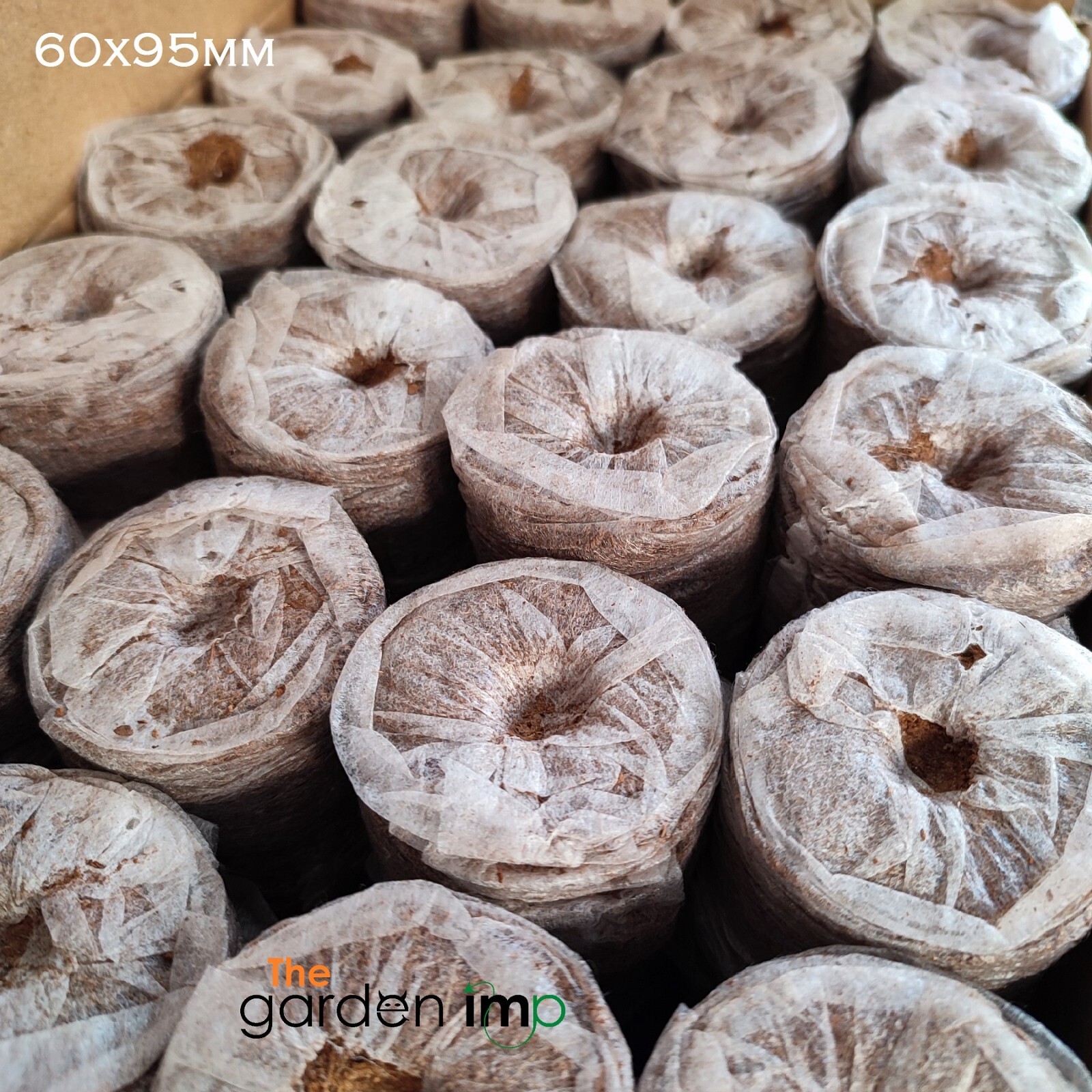 24 x Jiffy 7C Pellets Coir Coco Large 60mm Deep Propagation Plug Seed