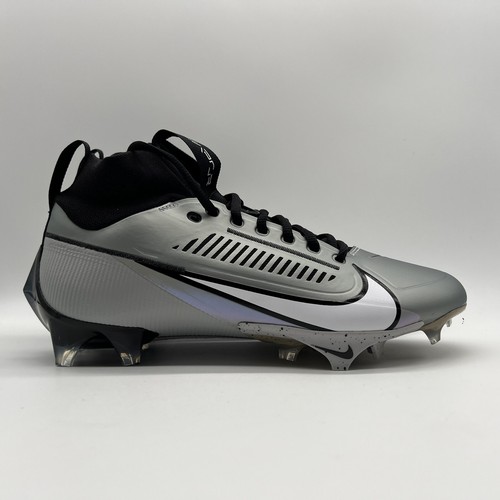 New Nike Vapor Edge Pro 360 2 Grey Black Football Cleats DA5456-002 Mens SZ 8.5 - Picture 4 of 6
