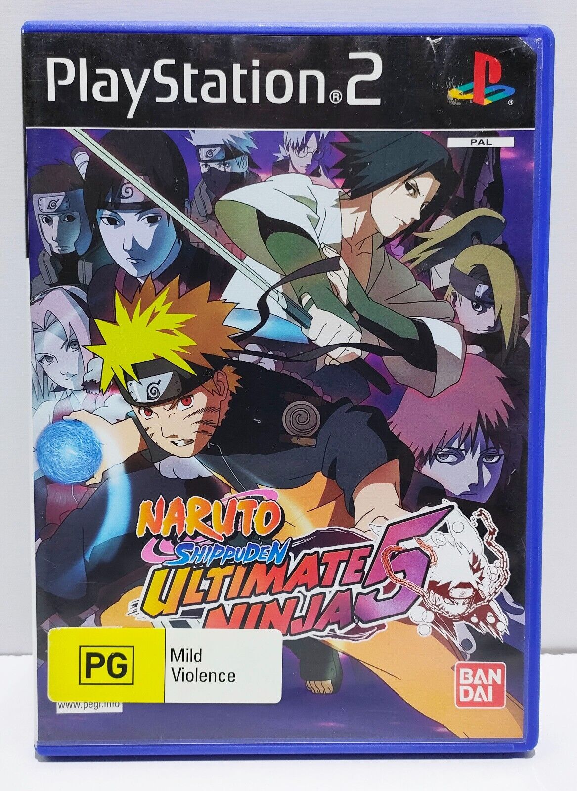 Naruto Shippuden Ultimate Ninja 5 All Characters Unlocked Memory Card PS2  PAL