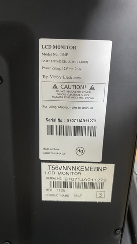 IBM 39M2973 1723-3RX 1U Rackmounted Flat Panel Console Kit - Photo 6/6