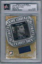 2006-07 ULTIMATE MEMORABILIA RING LEADERS SILVER PATRICK ROY 17/25 MONTREAL