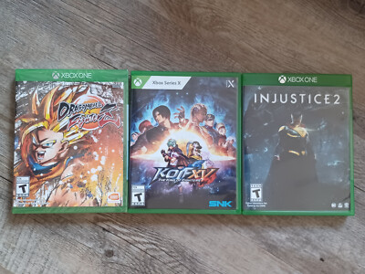 The King of Fighters 15, Dragon Ball FighterZ and Injustice 2 for Xbox combo