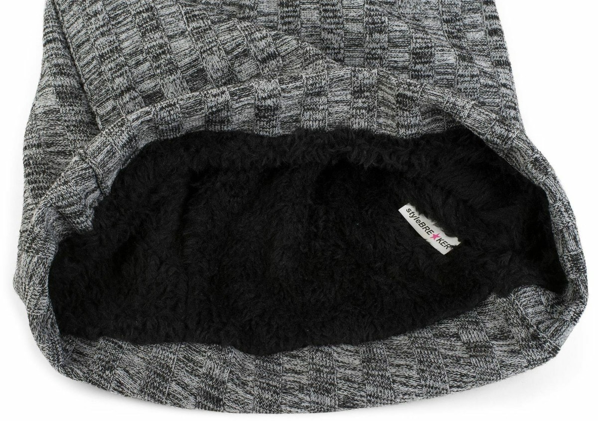 Bonnet D'hiver Miron 2.0 Eisbär - Tricoté Rayé, Doublure, Laine Mérinos, Unisexe
