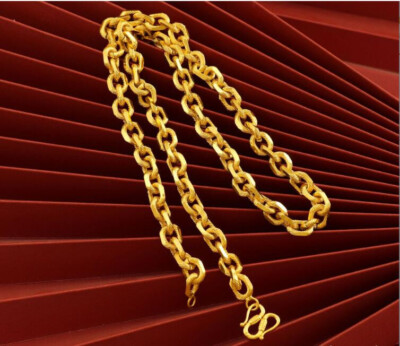 New Chain 24K Thai Baht Gold GP Necklace 24