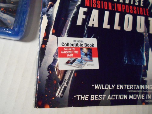 Mission Impossible Fallout ~ Blu-ray + DVD 2018 ~ Tom Cruise Blu Ray New Sealed - Foto 4 di 12