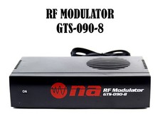 RF Modulator Universal Audio Video RCA Output to F Type Coaxial Signal Converter