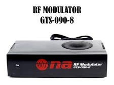 RF Modulator Universal Audio Video RCA Output to F Type Coaxial Signal Converter