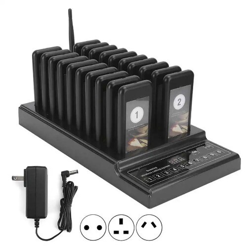 Restaurant Pagers Wireless Celling System 20 Channels For Coffee Queuing System - Picture 5 of 21