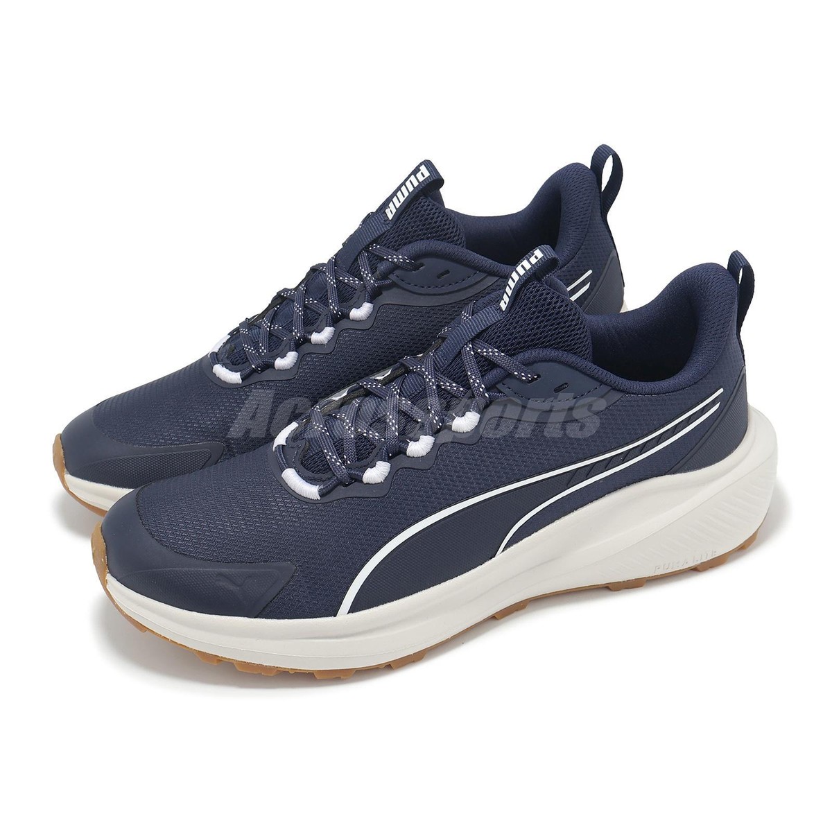 Puma Skyrocket Lite Trail Navy White Men Unisex Road Running  display picture 1
