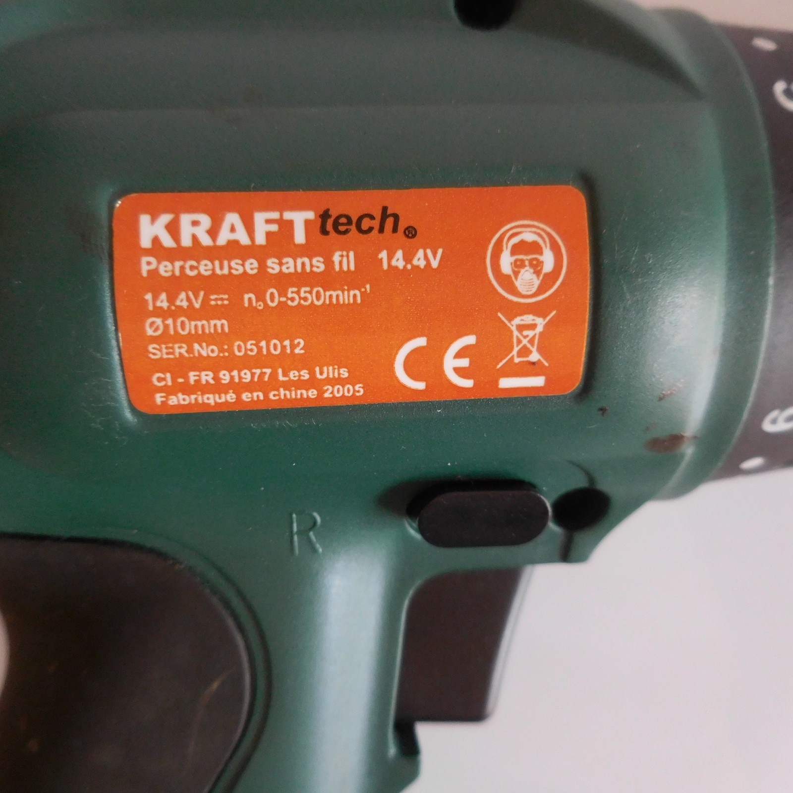 Perceuse sans fil visseuse deviseuse KRAFT TECH outil Design made