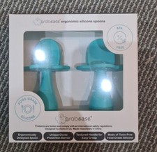 GRABEASE DOPPEL SILIKON L&Ouml;FFEL | BABY LED, SELBSTERN&Auml;HRENDER SILIKONL&Ouml;FFEL | BEISSRING