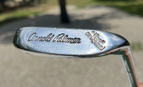 Arnold Palmer “the” Original Golf Putter With Original Leather Grip Vintage RH