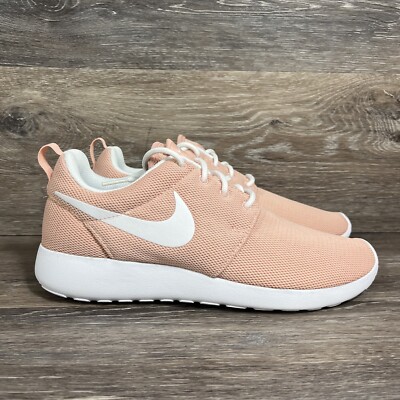 Nike Women Shoes Roshe Run One Pink Coral Stardust White Sneakers