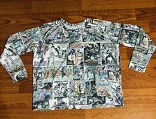 Marvel all over print sweater Youth XL Spider-Man Thor Iron Man Comic