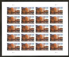 NDC 2021 MISSOURI STATEHOOD #5626a MINT IMPERF PANE, NO DIE CUTS, VF