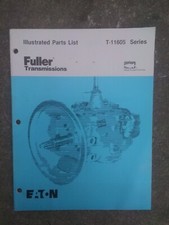 Vintage Original Eaton Fuller Transmissions T-11605 Series 1986 32 page Book