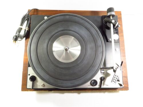 DUAL 1229 Q TURNTABLE (No Turntable Head or Cartridge SLED), Powers On, As Is