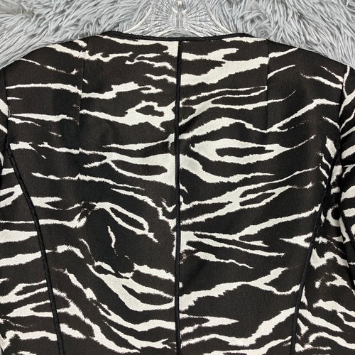 Lafayette 148 New York Jacket Women's 4 Animal Print Glam Career Office Mob Wife - Picture 9 of 10