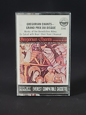 Gregorian Chants - Grand Prix Du Disque 1973 Cassette