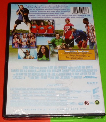 NIÑOS GRANDES / GROWN UPS (Dvd R2) English Italiano Catalan Español - Precintada - Imagen 3 de 3