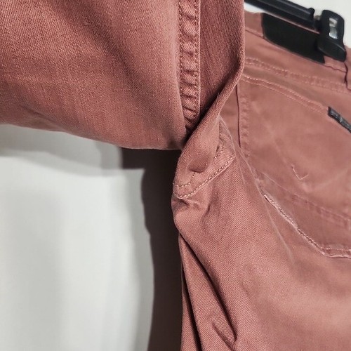 Hudson Skinny Jeans Faded Red Womens Size 12 Mid Rise Stretch Denim Pants - Picture 8 of 12