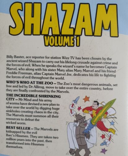 Shazam Volume 1 Rare VHS Video Tape 1989 from Playtime /Kids Animation Parkfield - Picture 4 of 6