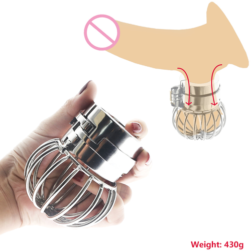 Heavy Ball Stretcher with Removable Thorn Heavy Scrotum Pendant Chastity Cage US