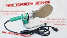 1800W Pipe Fusion Welding Tool w/ Case, Stand & Metric Sockets - PPR PE HDPE