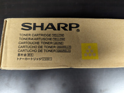Genuine Sharp MX-27NTYA Yellow Toner Cartridge OEM   New Open Box