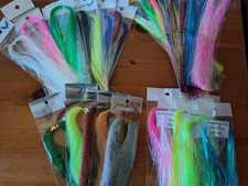 fly tying materials crystal flash, uv flash , tinsel, gliss & glow
