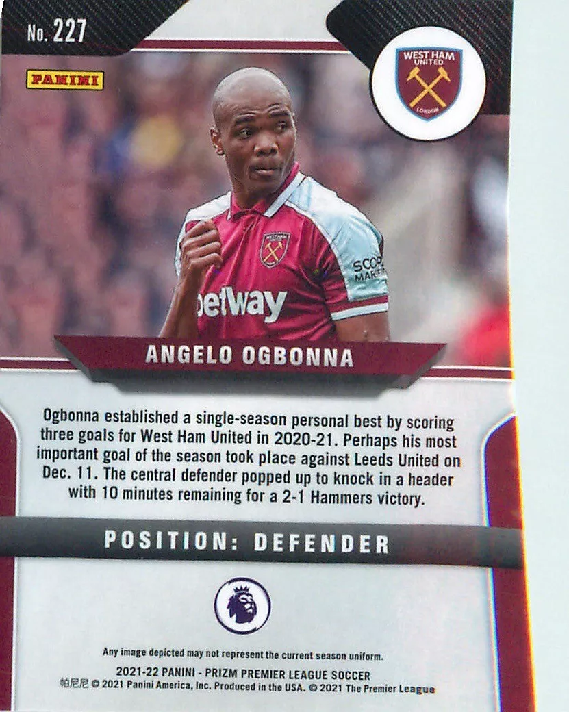 A. Ogbonna  West Ham United F.C.