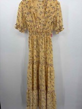 Pre-Owned Max Studio Yellow Size XS Maxi Maxi Dress