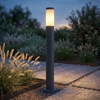 AußEn Stand Leuchte Edelstahl Anthrazit Terrassen Hof Steh Steck Lampe Erdspieß