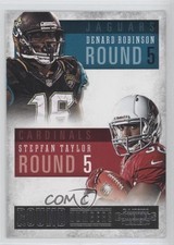 2013 Panini Contenders Round Numbers Denard Robinson Stepfan Taylor #13 1tr