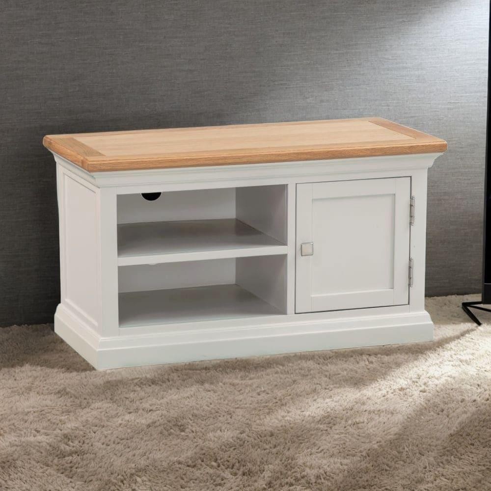 Painted Television Cabinet, Cotswold Metal Handle Living Room Furniture New