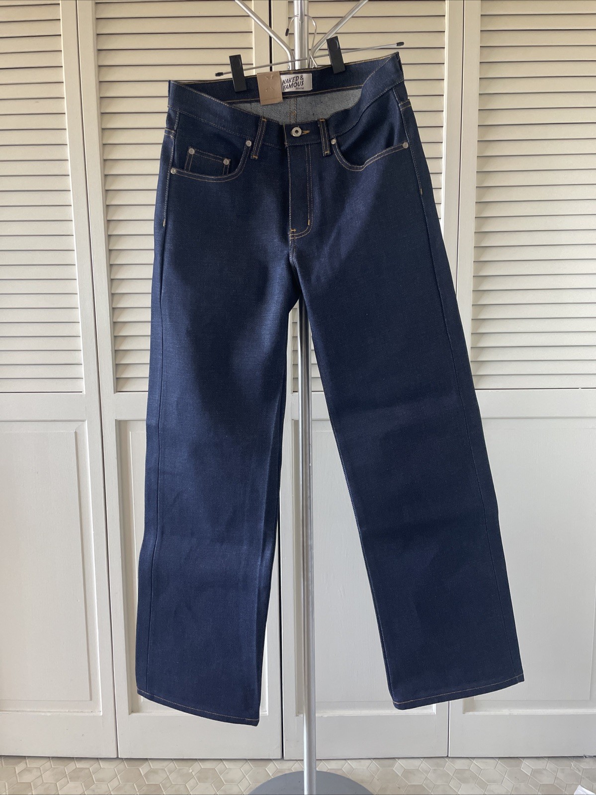 Naked&Famous Strong guy Dirty elephant 20oz heavy selvedge denim 30 bnwt