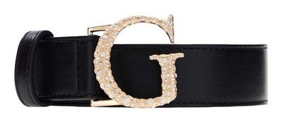GUESS Leather Belt H30 W105 Gürtel Black schwarz Neu