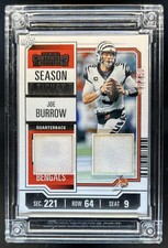 2025 Jersey Fusion Football Edition Joe Burrow Dual GU Super Bowl Pants #7/50