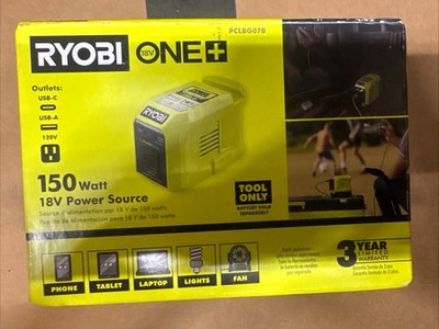 Ryobi ONE Plus 18V 150-Watt Portable Battery Inverter Power Source New Version