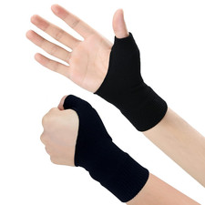 Thumb Wrist Support Braces,Breathable Thumb Compression Sleeves with Soft Gel Pa