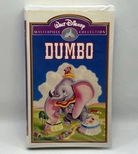 Dumbo VHS Disney Video Tape Masterpiece Collection Vintage Clamshell Nearly New
