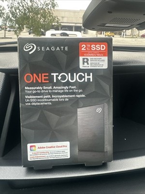 Seagate STKG2000400 2TB SSD One Touch External Hard Drive NEW SEALED