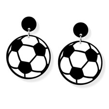 Elaximn Dangle Earrings for Women, Hypoallergenic Medium, Black and White