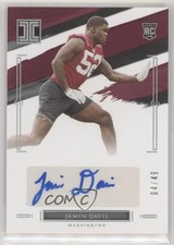 2021 Panini Impeccable Rookie Auto Silver 4/49 Jamin Davis #148 Auto 0s9t