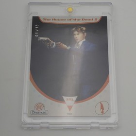 The House of The Dead 2  Sega Dreamcast Cast Trading Card Number 1 of 15 Mint