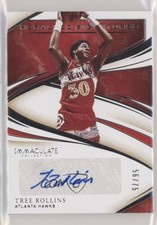 2019 Panini Immaculate Heralded Signatures 56/75 Tree Rollins #HS-TRL Auto 7xr