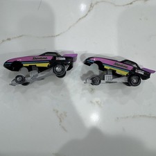 2 Racing Champions Tom Hoover Showtime Black Purple Funny Car Diecast 1989