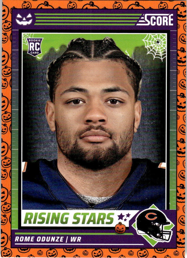 2024 Score-A-Treat #44 Rome Odunze A-Treat - Rising Stars Orange Pumpkin
