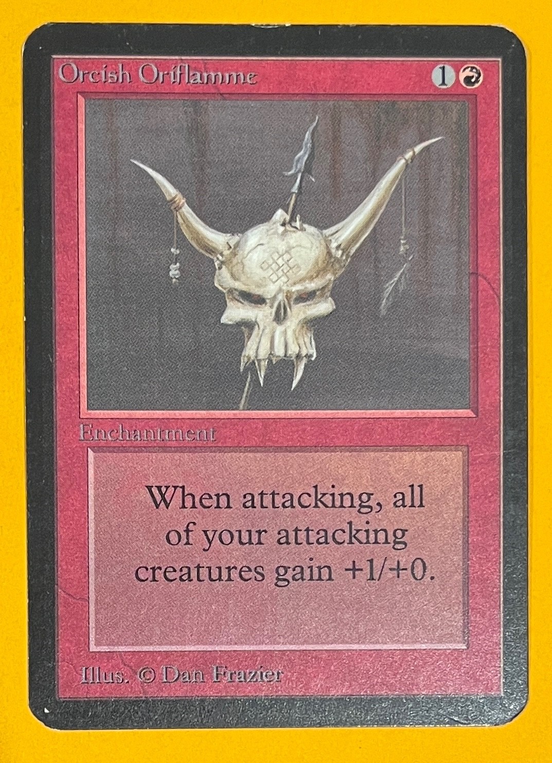 MTG ORCISH ORIFLAMME Alpha (OldManMTG 012-971)